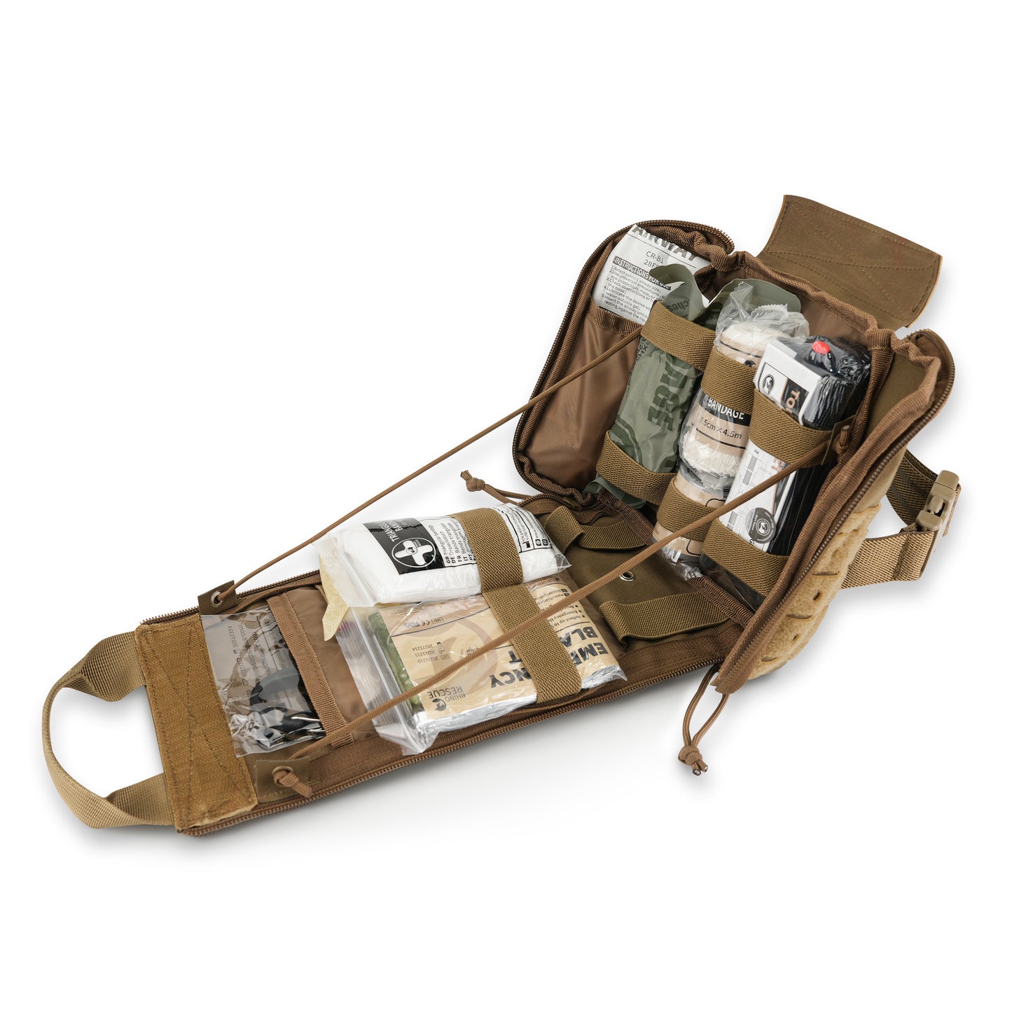 Drop Leg First Aid Pouch (IFAK) in Coyote