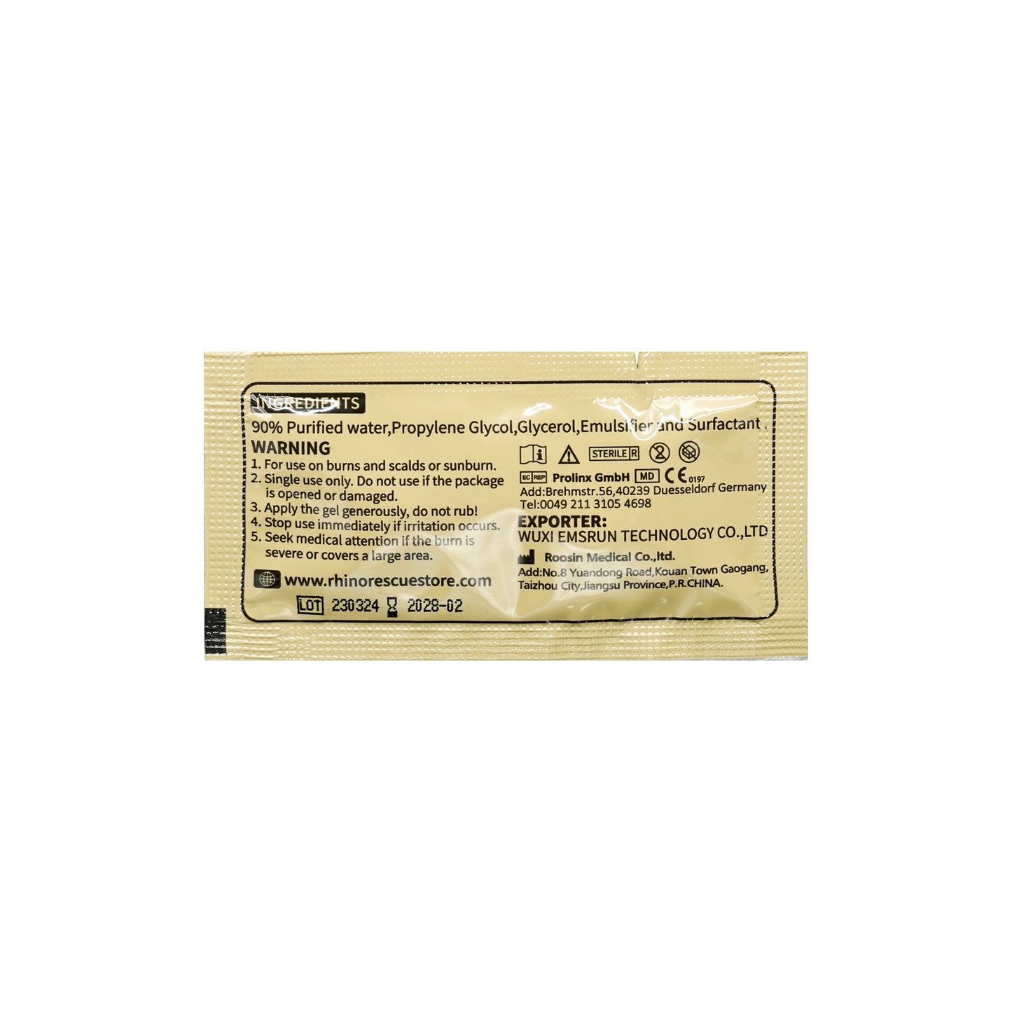 Burn Gel (3.5g)