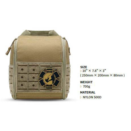 Drop Leg First Aid Pouch (IFAK) in Coyote