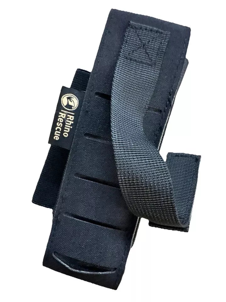 Rhino Rescue Tourniquet Molle Holder Pouch Elastic Case Black Police/Security